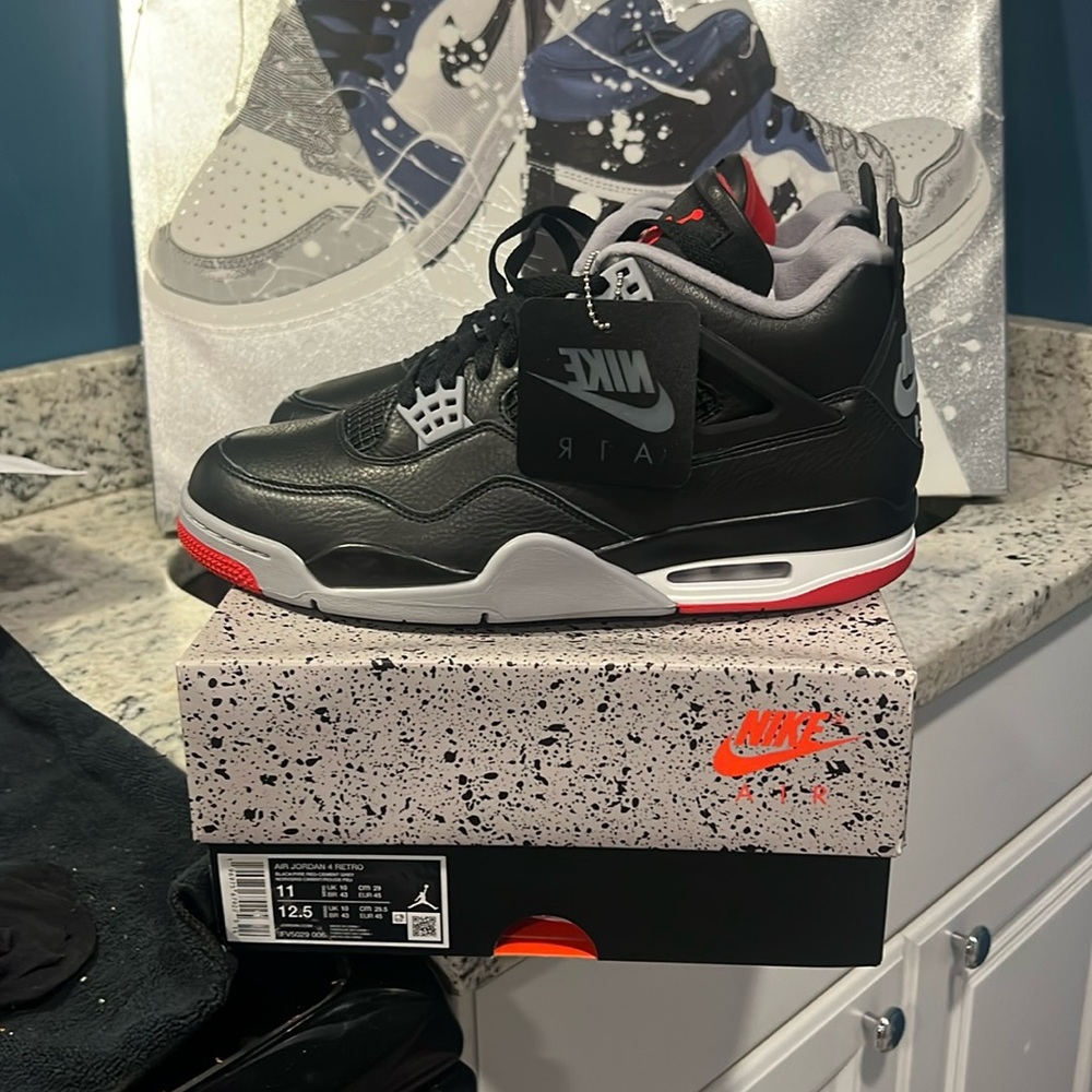 Air jordan 4 bred reimagined
